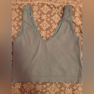 Colsie Ribbed baby blue tank ,very comfortable and soft size L can fit a medium
